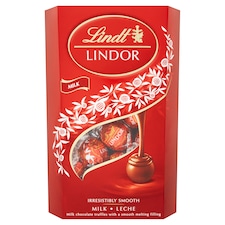 Lindt Lindor tejcsokoládé praliné finom krémes töltelékkel 337 g