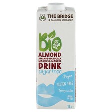 The Bridge BIO UHT gluténmentes cukormentes mandulaital 1 l