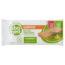 Abonett gluténmentes sajtos-snidlinges szendvics 26 g