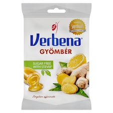 Verbena töltött keménycukorka édesítőszerekkel, gyömbérrel és C vitaminnal 60 g