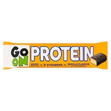 Sante Go On Protein szelet vanília ízesítéssel, csokoládé bevonattal, vitaminokkal 50 g