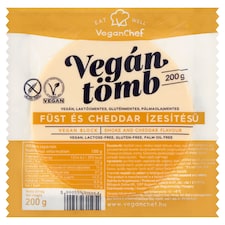 VeganChef füst és cheddar ízesítésű vegán tömb  200 g