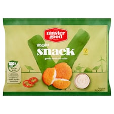 Master Good gyorsfagyasztott vegán gouda ízesítésű snack tallér 300 g