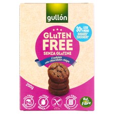 Gullón gluténmentes keksz csokoládé darabokkal 200 g
