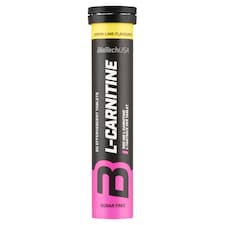 BioTechUSA L-Carnitine cukormentes citrom-lime ízű étrend-kiegészítő pezsgőtabletta 20 db 80 g