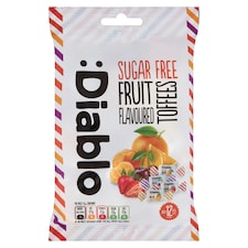 Diablo cukormentes gyümölcskaramella édesítőszerrel 75 g