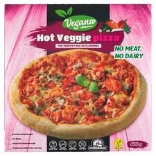 Vegana Hot Veggie gyorsfagyasztott pizza 400 g