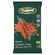 Biopont bio gluténmentes sóspálcika füstölt fűszerrel 45 g