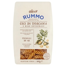 Rummo Fusilli száraztészta csicseriborsóból és barnarizsből 300 g