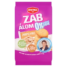 Detki Zab álom 0% hozzáadott cukor zabpelyhes omlós keksz 150 g