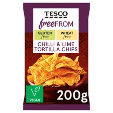 Free From gluténmentes chili és lime ízesítésű kukoricasnack 200 g