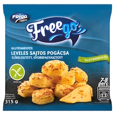 Freego gyorsfagyasztott, gluténmentes, leveles sajtos pogácsa 315 g