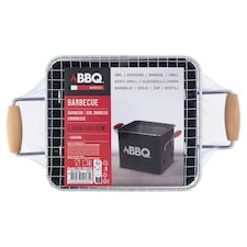 BBQ kerti-grill 18 x 15 x 15 cm