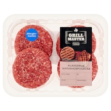 Grill Master klasszikus marhahúspogácsa 440 g