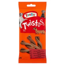 Frolic Twistos kiegészítő állateledel felnőtt kutyák számára marhával 6 db 105 g
