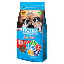 Reno Optimal Life Junior száraz kutyaeledel, kutyatáp kölyökkutyáknak marhával 3 kg