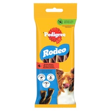 Pedigree Rodeo kiegészítő állateledel felnőtt kutyák számára marhával 4 db 70 g