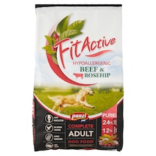Panzi Fit Active Pure Line marha-csipkebogyó teljesértékű eledel felnőtt kutyák részére 3 kg