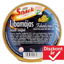 Snack Szeged libamájas hízott májból fehérborral 75 g
