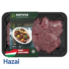 Nativus prémium szarvas apróhús 550 g