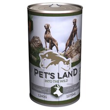 Pet's Land teljesértékű kutyaeledel vadhússal 1240 g