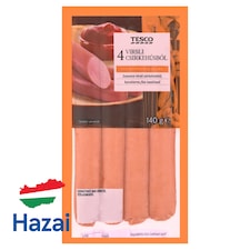 virsli csirkehúsból 4 db 140 g