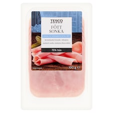szeletelt, formázott, hőkezelt sertéscomb sonka 100 g