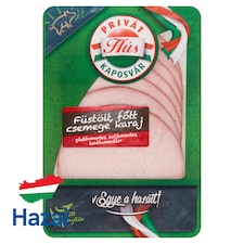 Privát Hús szeletelt bükkfával füstölt főtt csemege karaj 100 g