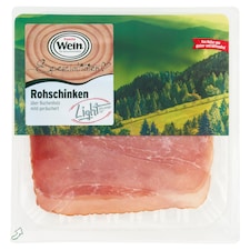 Familie Wein Light bükkfával füstölt, szeletelt, nyers, lassan pácolt sonka sertéscombból 100 g