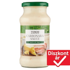 Carbonara tejszínes szósz cheddar sajttal és főtt sonkával 340 g