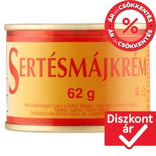 Sertésmájkrém 62 g