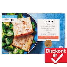 gyorsfagyasztott alaszkai tőkehal kockák 400 g