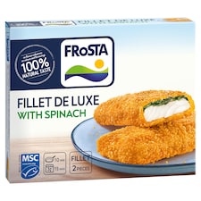 FRoSTA gyorsfagyasztott filé de luxe spenót szósszal 2 db 220 g