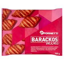Fornetti Barackos Mini gyorsfagyasztott leveles tészta sárgabarack ízű töltelékkel 700 g