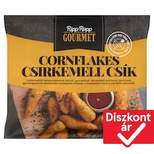 Ripp-Ropp Gourmet gyorsfagyaszott cornflakes csirkemell csík 500 g