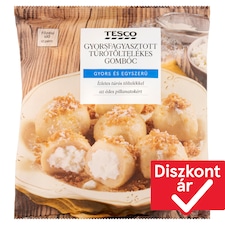 gyorsfagyasztott túrótöltelékes gombóc 600 g