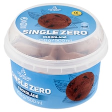 Gelatiamo Single Zero laktózmentes csokoládé jégkrém csokoládé öntettel, édesítőszerekkel 500 ml