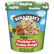 Ben&Jerry's Cookies on Cookie Dough vegán poharas jégkrém 465 ml