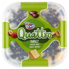 Ledo Quattro Fantasy pisztácia, vanilia, mogyoró, vajaskeksz jégkrém 1650 ml