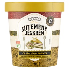Bocco d'Oro Sütemény Jégkrém fehércsokoládés jégkrém tökmagos-kekszes és málnás szósszal 475 ml