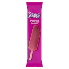 Ms Molly's málnaízű vizes jégkrém málnás szósszal töltve 70 ml