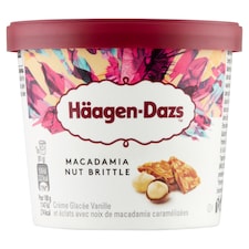 Häagen-Dazs vanília ízű jégkrém makadámia dió grillázzsal 95 ml