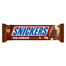 Snickers földimogyorós-karamellás tejjégkrém szelet kakaós bevonattal 91 ml