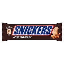 Snickers földimogyorós-karamellás tejjégkrém szelet kakaós bevonattal 53 ml