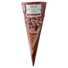 csokoládés jégkrém csokoládéízű öntettel kakaós bevonóval bevont ostyatölcsérben 120 ml