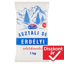 Nett Food erdélyi adalékmentes asztali só 1 kg