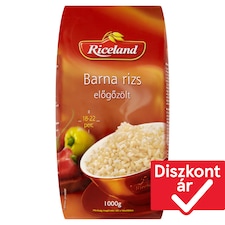 Riceland Előgőzölt Barna rizs 1000 g