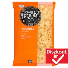 Hearty Food Co. fodros nagykocka 2 tojásos száraztészta 500 g