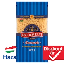 Gyermelyi szarvacska 4 tojásos száraztészta 500 g