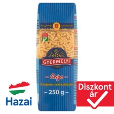 Gyermelyi csiga 8 tojásos száraztészta 250 g